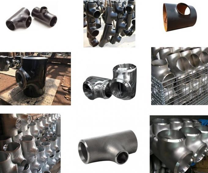 ショーの鋼管の付属品のSch 80の継ぎ目が無い鋼管の付属品1/2のインチから24のインチの炭素鋼の等しいティー