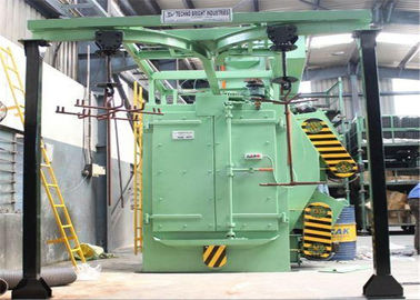 Hanger Hook Industrial Shot Blaster , Shot Blasting Cleaning Machine 2.2KW Elevator